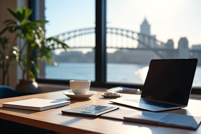 Creative technology consulting workspace at Summit Drive, Sydney